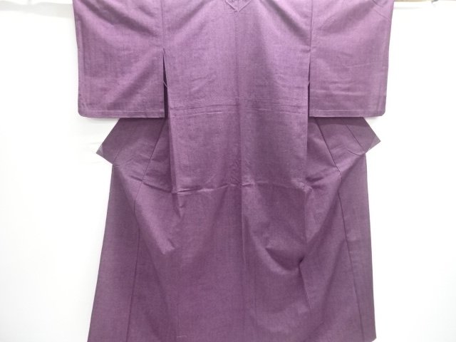 JAPANESE KIMONO / ANTIQUE HITOE KIMONO / SILK / TSUMUGI